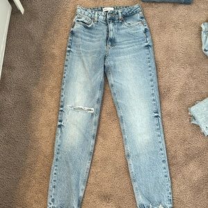 zara straight leg jeans NWOT